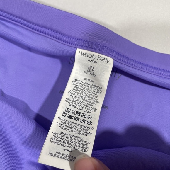 NEW $58 Sweaty Betty [ Large ] Bikini Bottoms in Aster‎ Purple - Picture 8 of 12